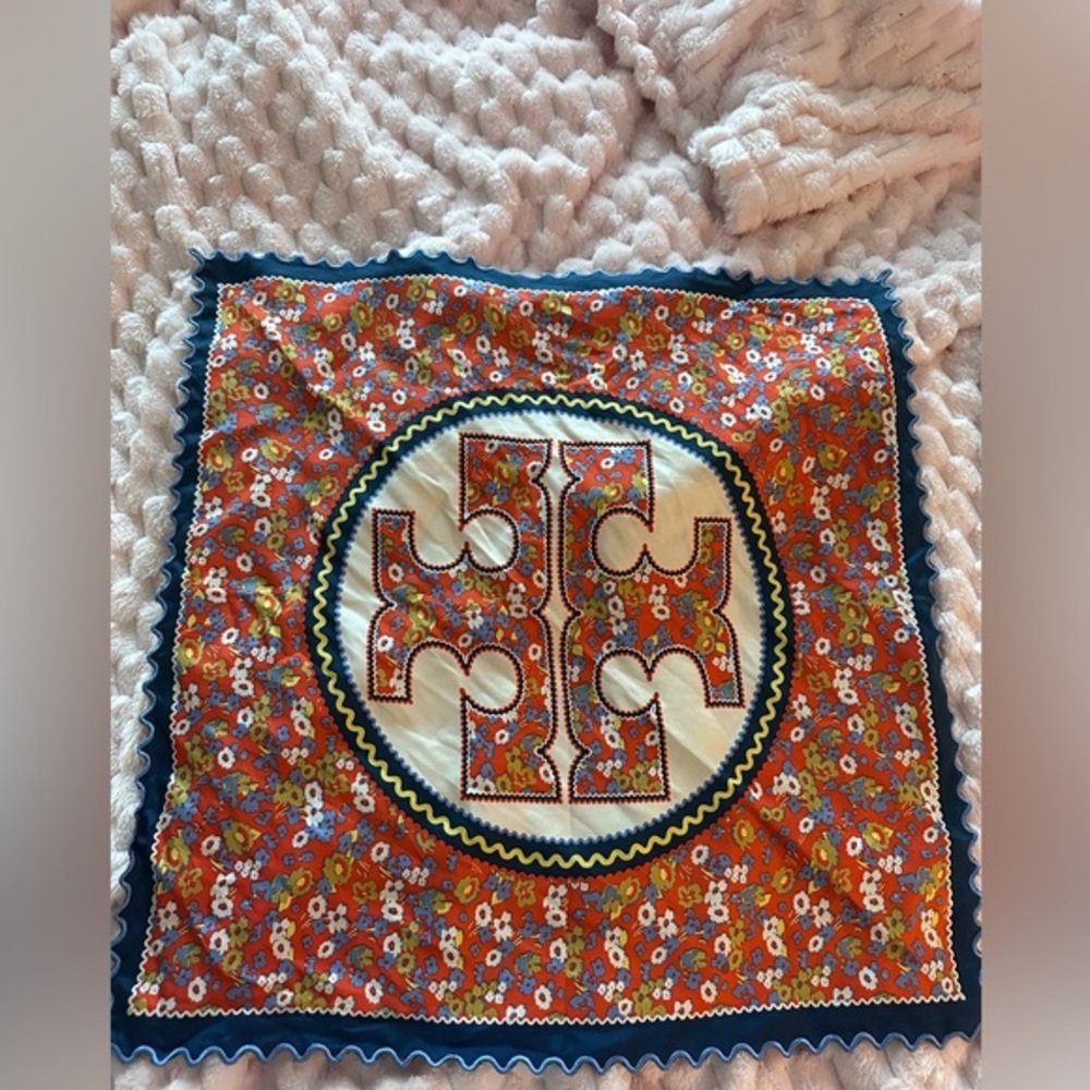 Tory Burch silk neckerchief